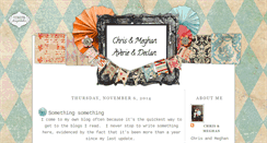 Desktop Screenshot of chrisnmeg.blogspot.com