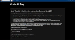 Desktop Screenshot of codeallday.blogspot.com