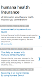 Mobile Screenshot of humanahealth-insurance.blogspot.com
