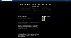 Desktop Screenshot of martinkaneart.blogspot.com