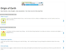 Tablet Screenshot of originofearth.blogspot.com