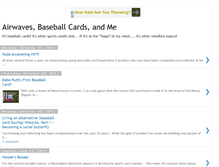 Tablet Screenshot of airwavesbaseballcardsandme.blogspot.com