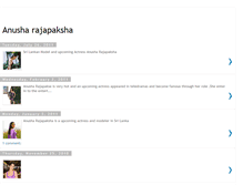 Tablet Screenshot of anusharajapaksha.blogspot.com