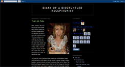 Desktop Screenshot of diaryofadisgruntledreceptionist.blogspot.com