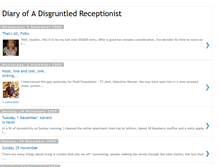 Tablet Screenshot of diaryofadisgruntledreceptionist.blogspot.com