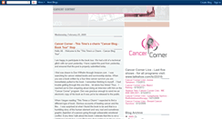 Desktop Screenshot of cancercornerlive.blogspot.com