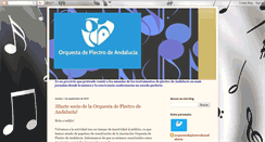 Desktop Screenshot of orquestadeplectrodeandalucia.blogspot.com
