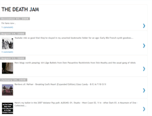 Tablet Screenshot of deathjam.blogspot.com