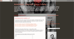 Desktop Screenshot of anoreksja-choroba.blogspot.com