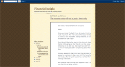 Desktop Screenshot of financeinsight.blogspot.com