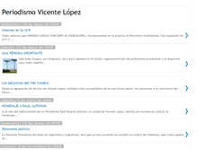 Tablet Screenshot of periodismovicentelopez.blogspot.com