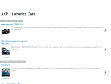 Tablet Screenshot of akp-luxuriescars.blogspot.com