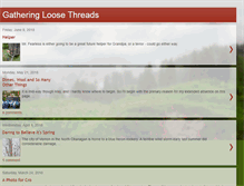 Tablet Screenshot of gathering-loose-threads.blogspot.com