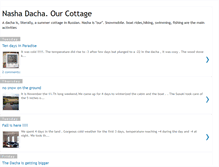 Tablet Screenshot of nasha-dacha.blogspot.com