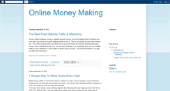 Desktop Screenshot of onlinemoneymakingtoday1.blogspot.com