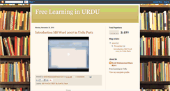 Desktop Screenshot of freelearningurdu.blogspot.com