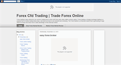 Desktop Screenshot of forexcfdtrading.blogspot.com