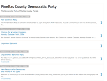 Tablet Screenshot of pinellasdemocrats.blogspot.com