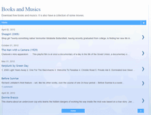 Tablet Screenshot of booksnmusics.blogspot.com