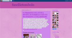 Desktop Screenshot of fusellietombolo.blogspot.com