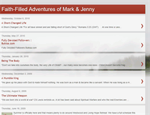 Tablet Screenshot of markandjennyjohnson.blogspot.com