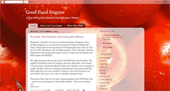 Desktop Screenshot of goodfoodeugene.blogspot.com