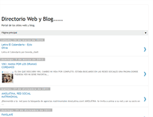 Tablet Screenshot of directoriowebyblog.blogspot.com