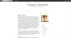 Desktop Screenshot of cathermiddleground.blogspot.com