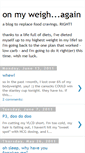 Mobile Screenshot of on-my-weigh-again.blogspot.com