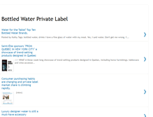 Tablet Screenshot of bottledwaterprivatelabel.blogspot.com