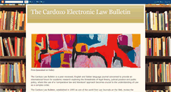 Desktop Screenshot of cardozolawbulletin.blogspot.com