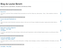 Tablet Screenshot of louisebenett.blogspot.com