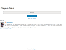 Tablet Screenshot of carynnjosue.blogspot.com