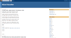 Desktop Screenshot of guzelgazeller.blogspot.com
