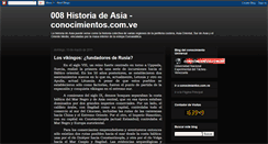 Desktop Screenshot of conocimientoshistoriadeasia.blogspot.com