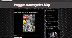 Desktop Screenshot of kruggermotorcycles.blogspot.com