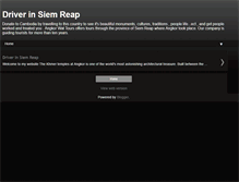 Tablet Screenshot of driverinsiemreap.blogspot.com