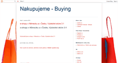 Desktop Screenshot of nakupujeme.blogspot.com