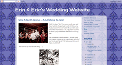 Desktop Screenshot of erinandericswedding.blogspot.com