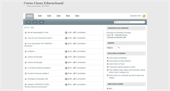 Desktop Screenshot of cursolinuxeduca.blogspot.com