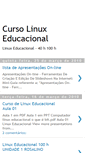 Mobile Screenshot of cursolinuxeduca.blogspot.com