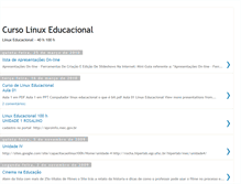 Tablet Screenshot of cursolinuxeduca.blogspot.com