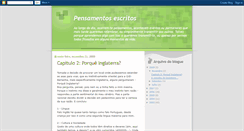 Desktop Screenshot of pensamentosescritos.blogspot.com