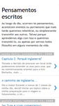 Mobile Screenshot of pensamentosescritos.blogspot.com