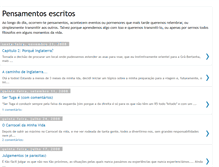 Tablet Screenshot of pensamentosescritos.blogspot.com