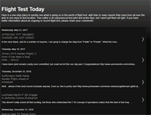 Tablet Screenshot of flighttesttoday.blogspot.com