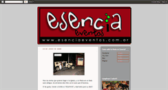 Desktop Screenshot of esenciaeventos.blogspot.com