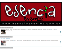 Tablet Screenshot of esenciaeventos.blogspot.com