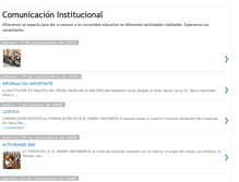 Tablet Screenshot of comunicandostic.blogspot.com