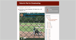 Desktop Screenshot of nokomiswarriorbroadcasting.blogspot.com